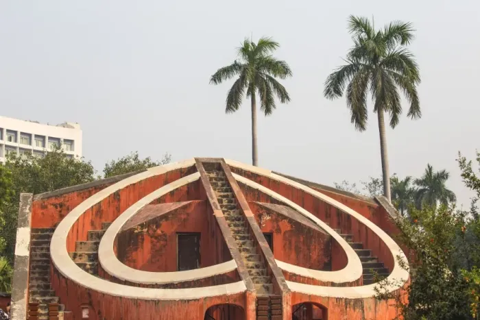 Framed Print : India, Delhi, New Delhi, Jantar Mantar Observatory