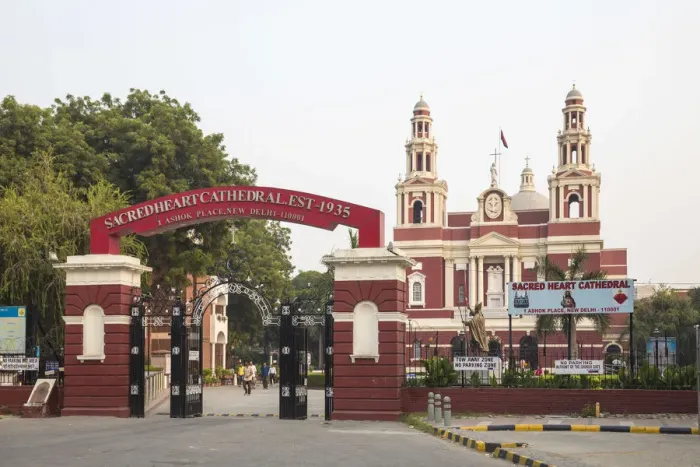 Framed Print : India, Delhi, New Delhi, Sacred Heart Cathedral Framed Print : India, Delhi, New Delhi, Sacred Heart Cathedral