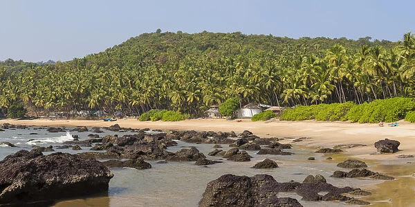 India, Goa, Kakolem beach, also known as Tiger beach