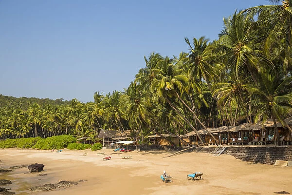 India, Goa, Kakolem beach, also known as Tiger beach