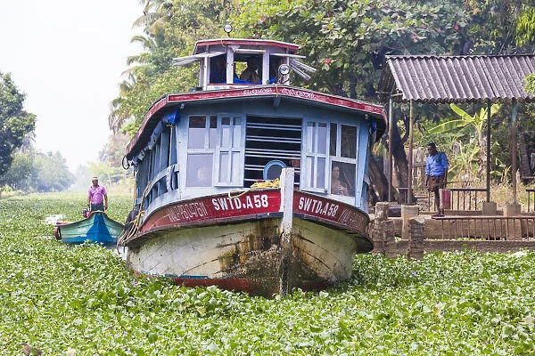 India, Kerala, Alappuzha (Alleppey), Alappuzha (Alleppey) backwaters, Public ferry