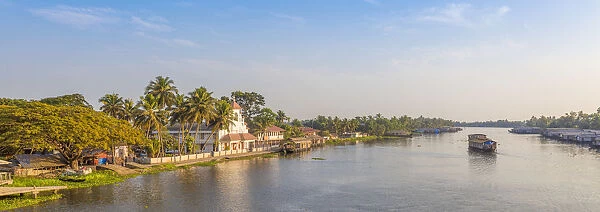 India, Kerala, Alappuzha (Alleppey), Alappuzha (Alleppey) backwaters, Church