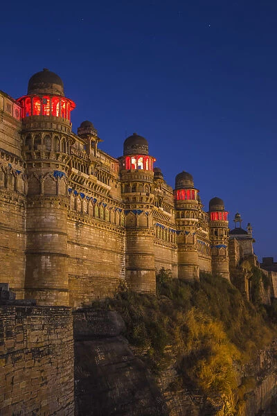 India, Madhya Pradesh, Gwalior, Gwalior Fort, Man Singh Palace
