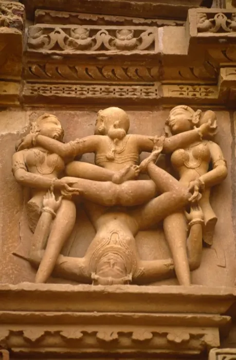 Framed Print : India, Madhya Pradesh, Khajuraho. The Kandariya Mahadeva Temple at Khajuraho is one of several celebrated Hindu temples famed their exuberant sculpture, some of it erotic. Khajurahos temples are now a UNESCO World Framed Print : India, Madhya Pradesh, Khajuraho. The Kandariya Mahadeva Temple at Khajuraho is one of several celebrated Hindu temples famed their exuberant sculpture, some of it erotic. Khajurahos temples are now a UNESCO World
