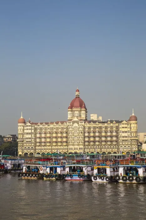 Framed Print : India, Maharashtra, Mumbai, Taj Mahal Palace Hotel and Gateway of India Framed Print : India, Maharashtra, Mumbai, Taj Mahal Palace Hotel and Gateway of India