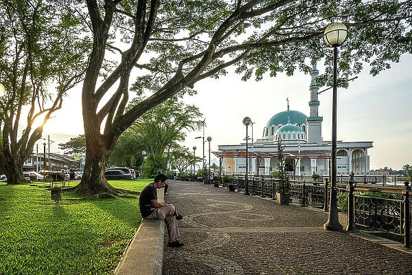 India Mosque, Kuching, Sarawak, Borneo, Malaysia, Asia