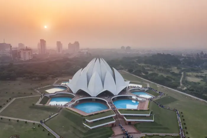 Framed Print : India, New Delhi, Lotus Temple Framed Print : India, New Delhi, Lotus Temple