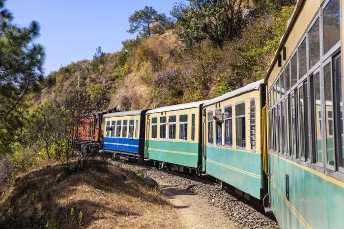 Framed Print : India, North-West India, The Kalkaaa'Shimla Railway, The Himalaya Queen toy train