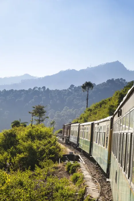 Framed Print : India, North-West India, The Kalkaaa'Shimla Railway, The Himalaya Queen toy train