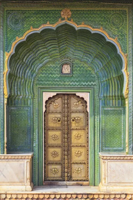 Framed Print : India, Rajasthan, Jaipur, City Palace