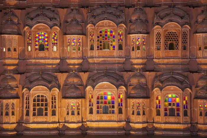 Framed Print : India, Rajasthan, Jaipur, Hawa Mahal (Palace of the Winds)