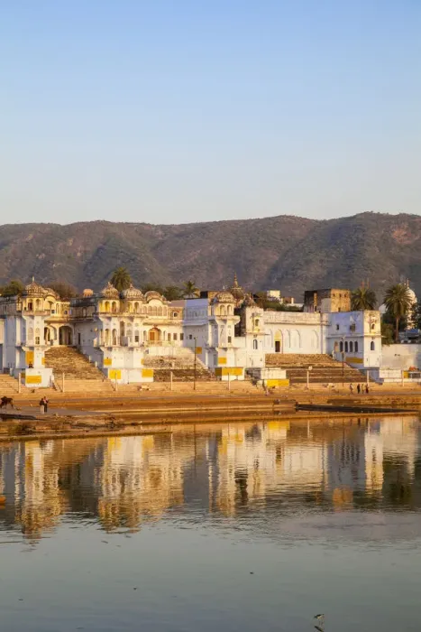 Framed Print : India, Rajasthan, Pushkar, Pushkar Lake and bathing ghats Framed Print : India, Rajasthan, Pushkar, Pushkar Lake and bathing ghats