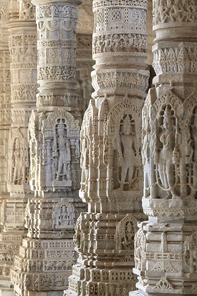 India, Rajasthan, Ranakpur Jain Temple