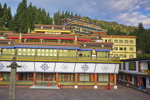 India, Sikkim, Gangtok, Rumtek Gompa Complex, Main monastery building