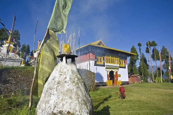 India, Sikkim, Pelling, Sangachoeling Gompa, the second oldest Gompa in Sikkim