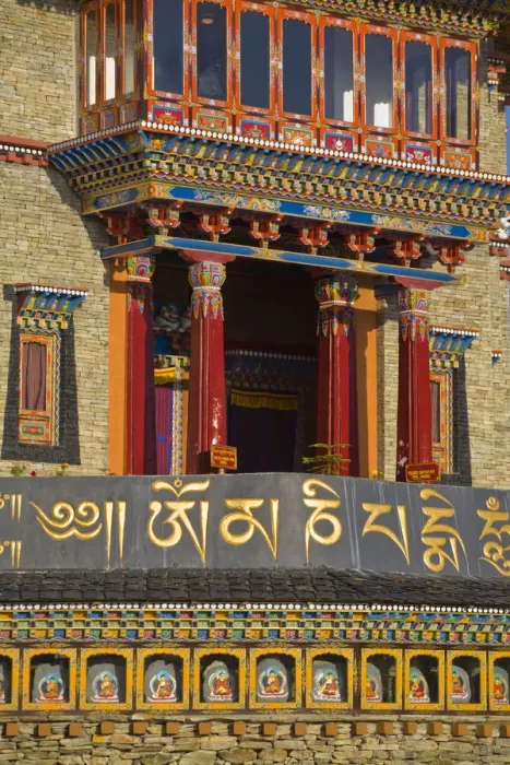 Framed Print : India, Sikkim, Ravangla (Rabongla), Karma Theckhling Monastery - a new monastery