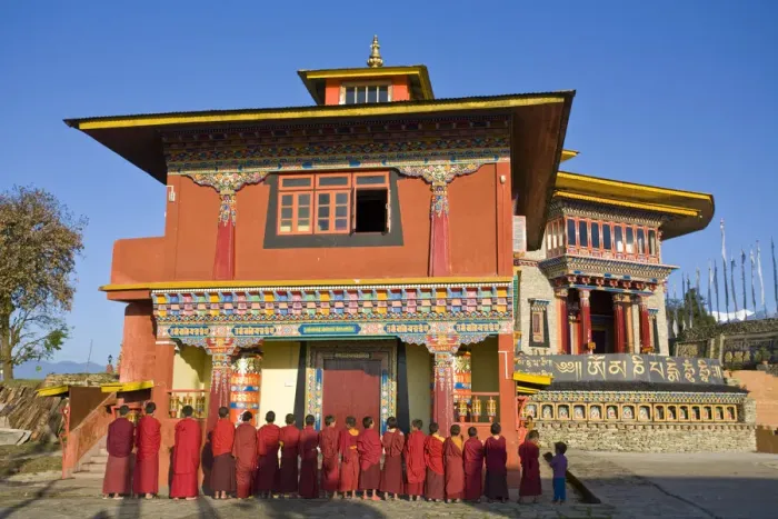Framed Print : India, Sikkim, Ravangla (Rabongla), Karma Theckhling Monastery, Novice monks Framed Print : India, Sikkim, Ravangla (Rabongla), Karma Theckhling Monastery, Novice monks