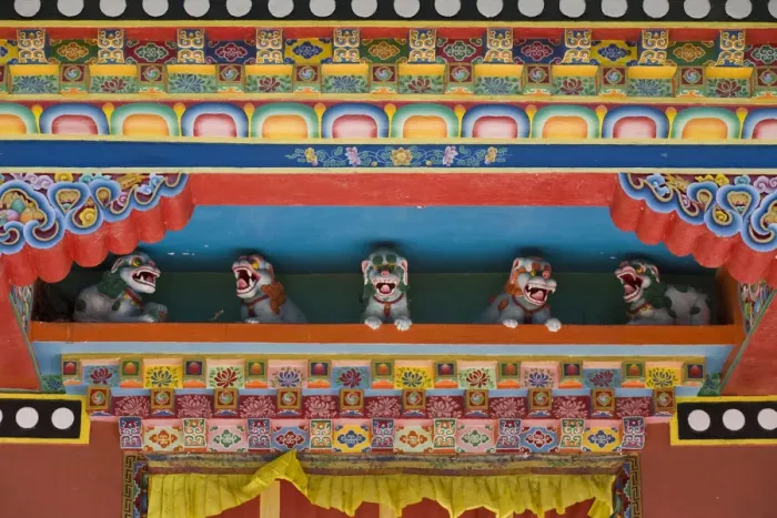 Framed Print : India, Sikkim, Yuksom - Yuksam, Kathok Wodsallin Gompa