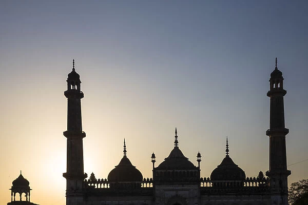 India, Uttar Pradesh, Lucknow, Asifi Mosque at Bara Imambara complex
