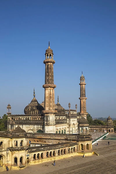 India, Uttar Pradesh, Lucknow, Asifi Mosque at Bara Imambara complex