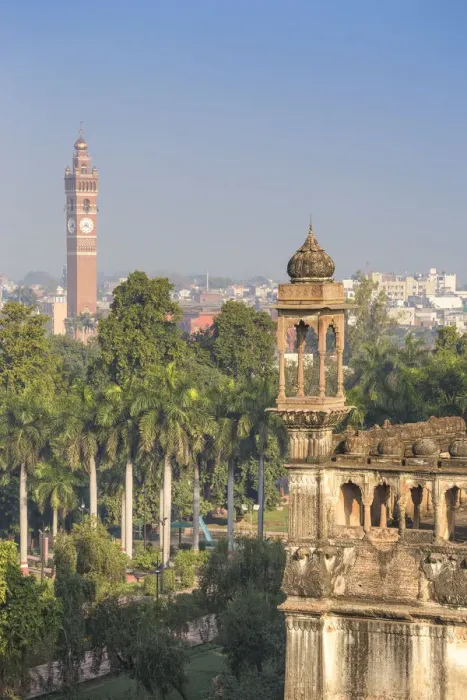 Framed Print : India, Uttar Pradesh, Lucknow, Hussainabad Clock Tower Framed Print : India, Uttar Pradesh, Lucknow, Hussainabad Clock Tower