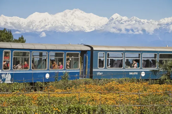Framed Print : India, West Bengal, Darjeeling, Batasia Loop, Diesel train known as the Toy Train Framed Print : India, West Bengal, Darjeeling, Batasia Loop, Diesel train known as the Toy Train