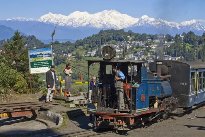 Framed Print : India, West Bengal, Darjeeling, Darjeeling Train station, home to Darjeeling Himalayan Framed Print : India, West Bengal, Darjeeling, Darjeeling Train station, home to Darjeeling Himalayan