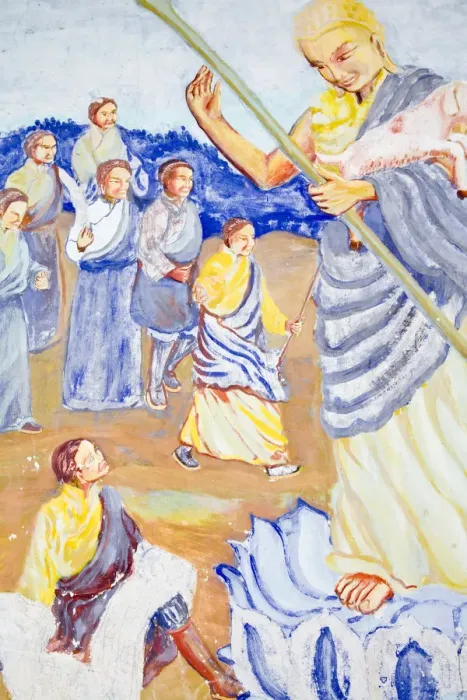 Framed Print : India, West Bengal, Kalimpong, Mary Mother of God Church, Paintings on external walls Framed Print : India, West Bengal, Kalimpong, Mary Mother of God Church, Paintings on external walls
