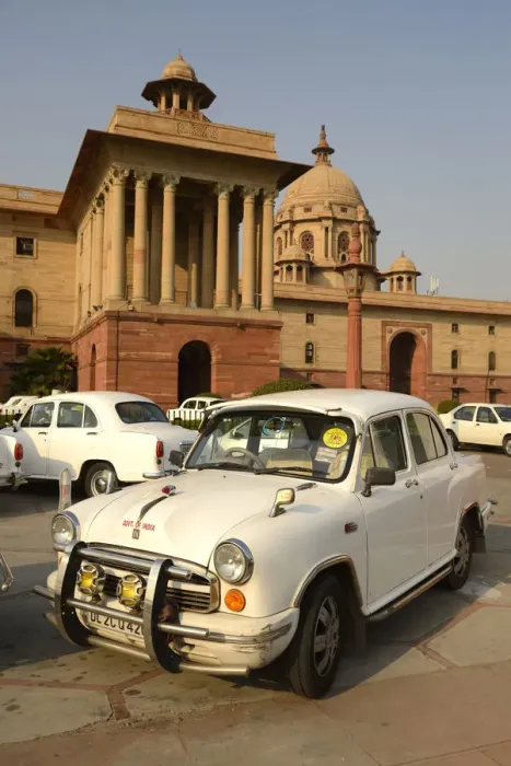 Framed Print : Indian Parliament Building, New Delhi, National Capital Territory, India