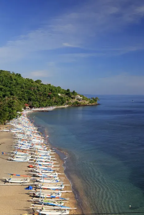 Framed Print : Indonesia, Bali, East Bali, Amed, Beach and coastline near Aas Village Framed Print : Indonesia, Bali, East Bali, Amed, Beach and coastline near Aas Village