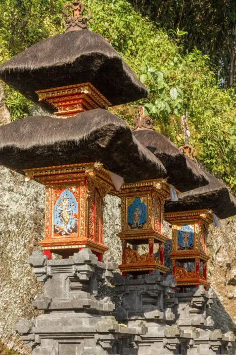 Framed Print : Indonesia, Bali, Goa Gajah, Elephant Cave; temple Shrine Framed Print : Indonesia, Bali, Goa Gajah, Elephant Cave; temple Shrine