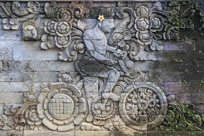Framed Print : Indonesia, Bali, North Coast, Kubutambahan, Pura Maduwe Karang (Temple of Land Owner)