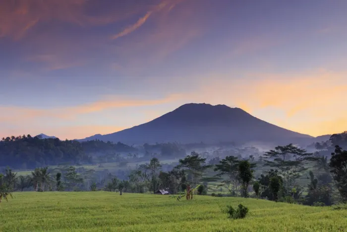 Framed Print : Indonesia, Bali, Sidemen Valley, Iseh, Rice Fields and Gunung Agung Volcano Framed Print : Indonesia, Bali, Sidemen Valley, Iseh, Rice Fields and Gunung Agung Volcano
