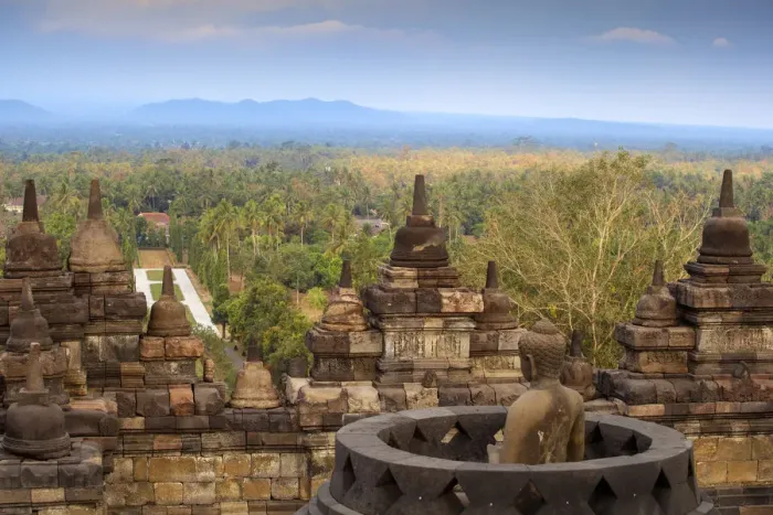 Framed Print : Indonesia, Java, Magelang, Borobudur Temple Framed Print : Indonesia, Java, Magelang, Borobudur Temple