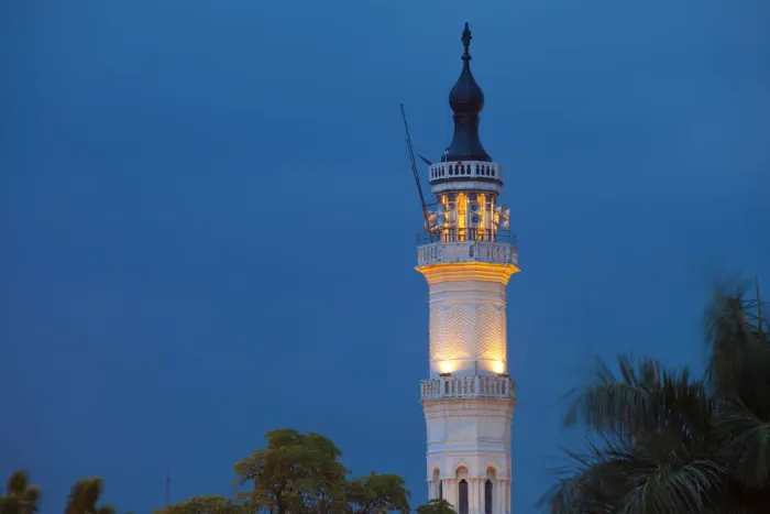 Framed Print : Indonesia, Sumatra, Medan, Minaret of the Great Mosque Framed Print : Indonesia, Sumatra, Medan, Minaret of the Great Mosque