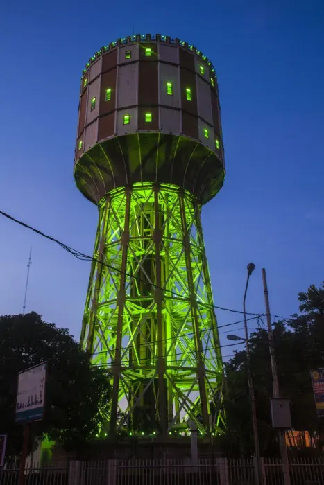 Framed Print : Indonesia, Sumatra, Medan, Tirtanadi Water Tower