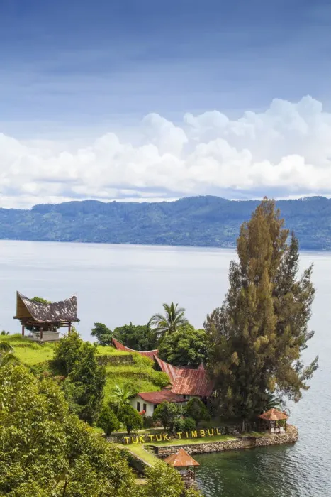 Framed Print : Indonesia, Sumatra, Samosir Island, Tuk Tuk, Lake Toba, Batak tombs Framed Print : Indonesia, Sumatra, Samosir Island, Tuk Tuk, Lake Toba, Batak tombs