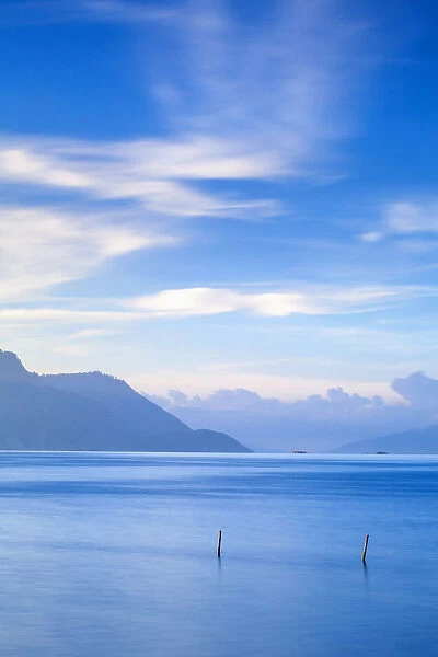 Indonesia, Sumatra, Samosir Island, Tuk Tuk, Lake Toba