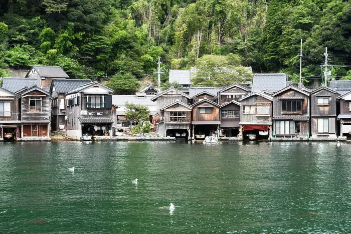 Framed Print : Ine fishing village, located in the Northern part of Kyoto prefecture known as the Tango Peninsula, Japan Framed Print : Ine fishing village, located in the Northern part of Kyoto prefecture known as the Tango Peninsula, Japan