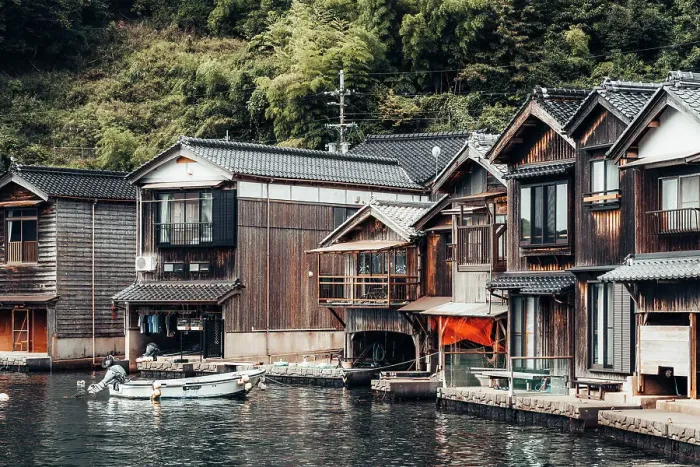 Framed Print : Ine fishing village, located in the Northern part of Kyoto prefecture known as the Tango Peninsula, Japan Framed Print : Ine fishing village, located in the Northern part of Kyoto prefecture known as the Tango Peninsula, Japan