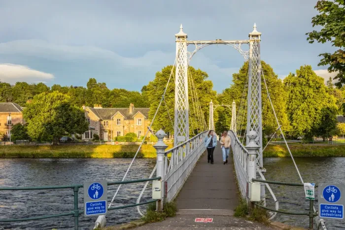 Framed Print : Infirmiry Bridge, Inverness, Scotland, United Kingdom Framed Print : Infirmiry Bridge, Inverness, Scotland, United Kingdom