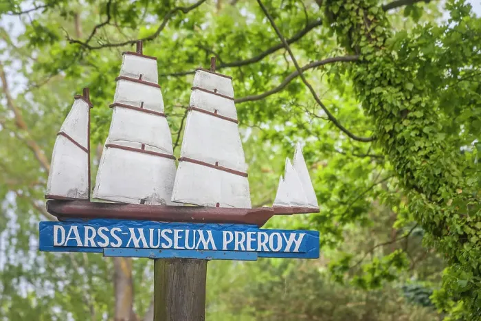 Framed Print : Information sign with sailing ship to the Darss Museum, Prerow, Mecklenburg-Western Pomerania, Baltic Sea, Northern Germany, Germany Framed Print : Information sign with sailing ship to the Darss Museum, Prerow, Mecklenburg-Western Pomerania, Baltic Sea, Northern Germany, Germany