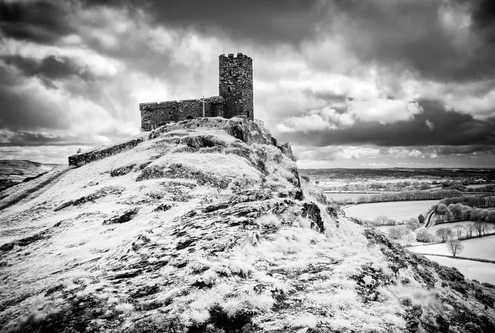 Framed Print : Infrared view of The Church of St Michael, Brentor, North Brentor, near Tavistock, Dartmoor, Devon, England Framed Print : Infrared view of The Church of St Michael, Brentor, North Brentor, near Tavistock, Dartmoor, Devon, England