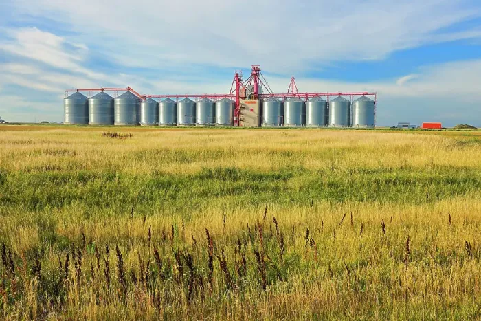 Framed Print : Inland grain terminal Corinne Saskatchewan, Canada Framed Print : Inland grain terminal Corinne Saskatchewan, Canada