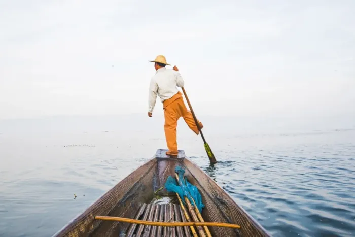 Framed Print : Inle lake, Nyaungshwe township, Taunggyi district, Myanmar (Burma). Local fisherman Framed Print : Inle lake, Nyaungshwe township, Taunggyi district, Myanmar (Burma). Local fisherman