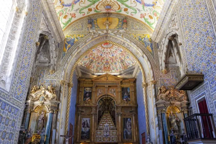 Framed Print : Inner view of Capela de Sao Miguel (Saint Michaels Chapel Framed Print : Inner view of Capela de Sao Miguel (Saint Michaels Chapel
