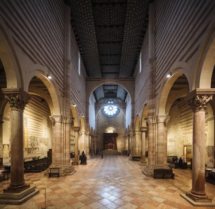 Framed Print : Interior of Basilica di San Zeno Maggiore, Verona, Veneto Province, Italy, Europe Framed Print : Interior of Basilica di San Zeno Maggiore, Verona, Veneto Province, Italy, Europe