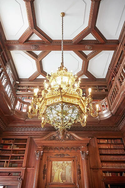 Interior of the Buenos Aires City Legislature Palace library, Monserrat, Buenos Aires, Argentina
