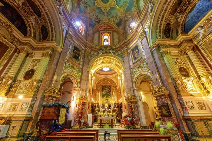 Framed Print : The Interior of The Carmelite Priory, Mdina, Malta, Southern Europe Framed Print : The Interior of The Carmelite Priory, Mdina, Malta, Southern Europe