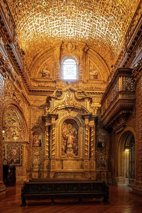 Framed Print : Interior of Compania de Jesus, Quito, Pichincha, Ecuador Framed Print : Interior of Compania de Jesus, Quito, Pichincha, Ecuador